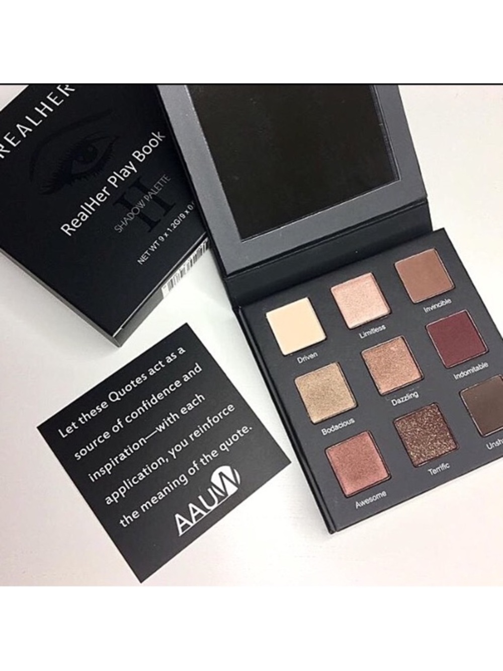 RealHer Play Book II Eyeshadow Palette NEW